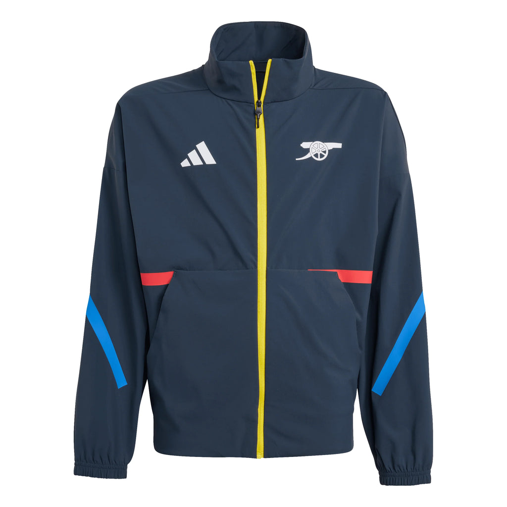 adidas Arsenal FC ZNE Youth Anthem Soccer Jacket Navy