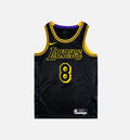 Los Angeles Lakers Kobe Bryant Mens Jersey Black Yellow