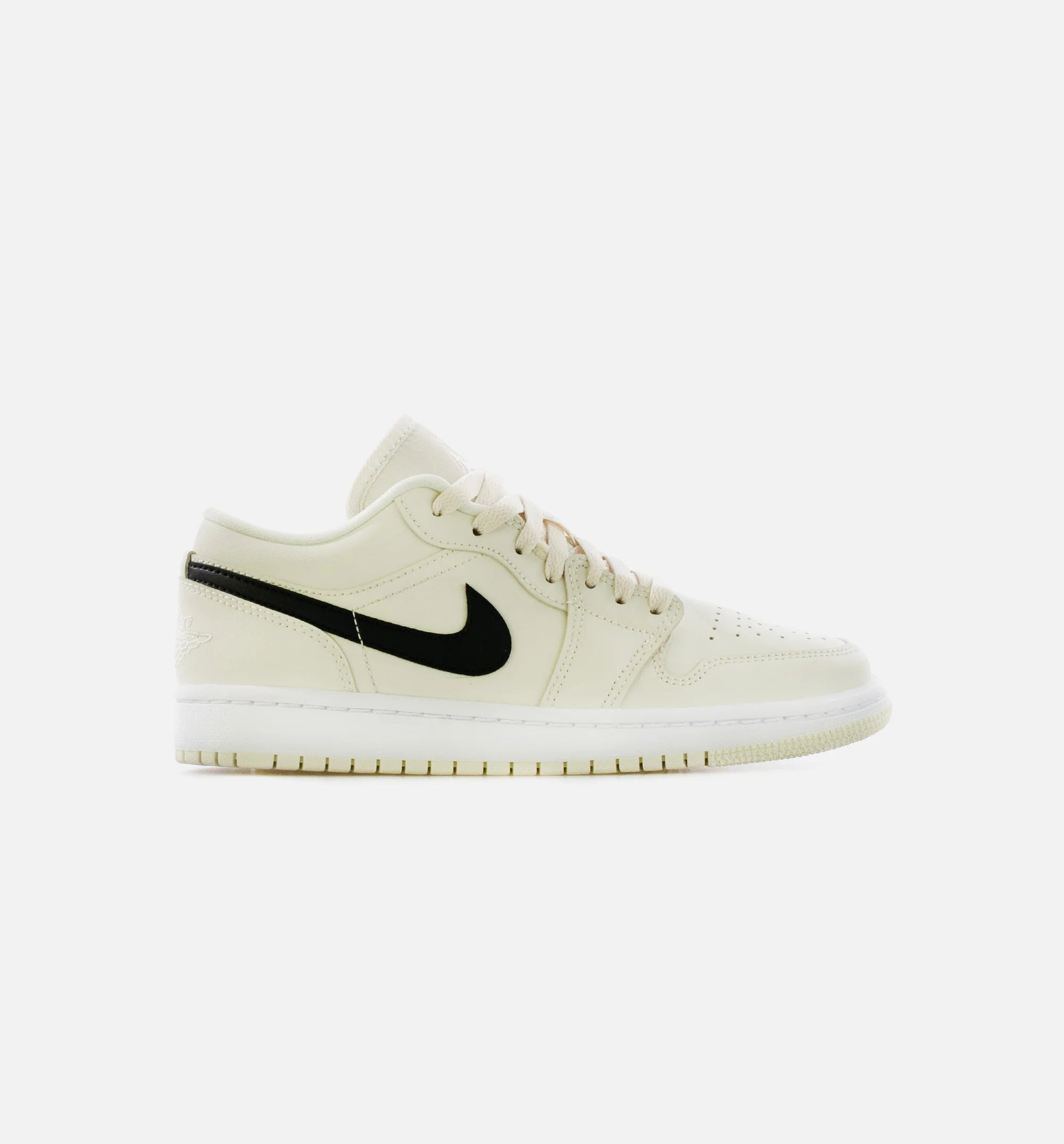 Air Jordan 1 Low Womens Lifestyle Shoe Cream Black White Limit One Per Customer