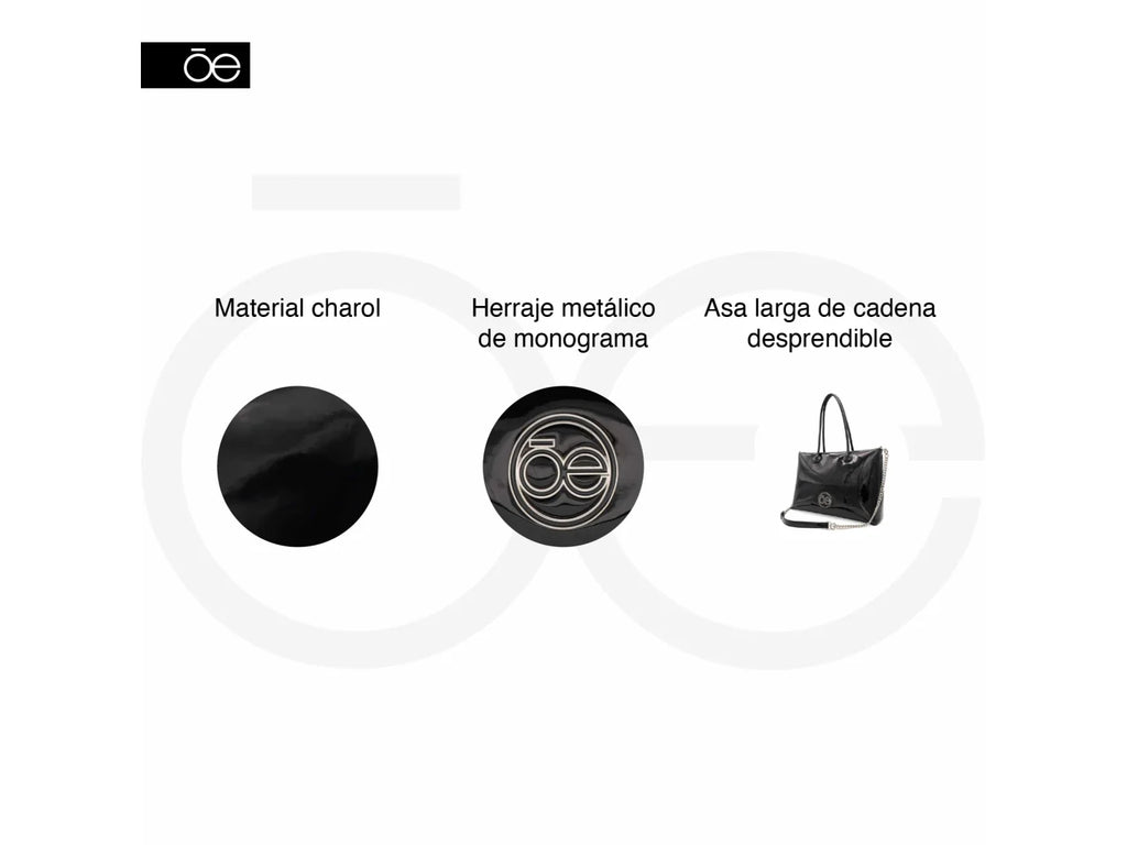 Bolsa de Hombro Cloe Negro para Mujer