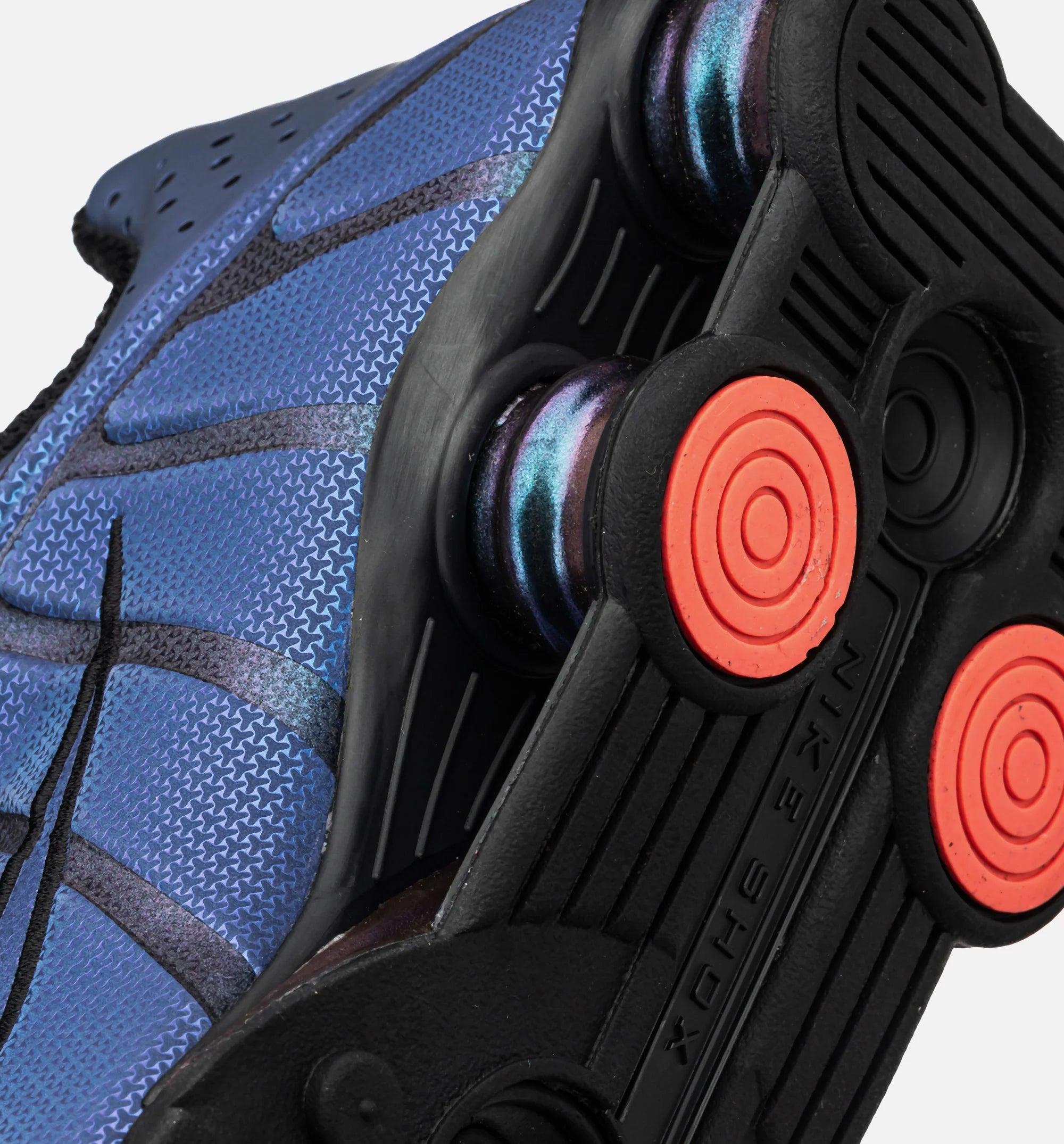 Shox R4 Mens Lifestyle Shoe Black Hot Punch