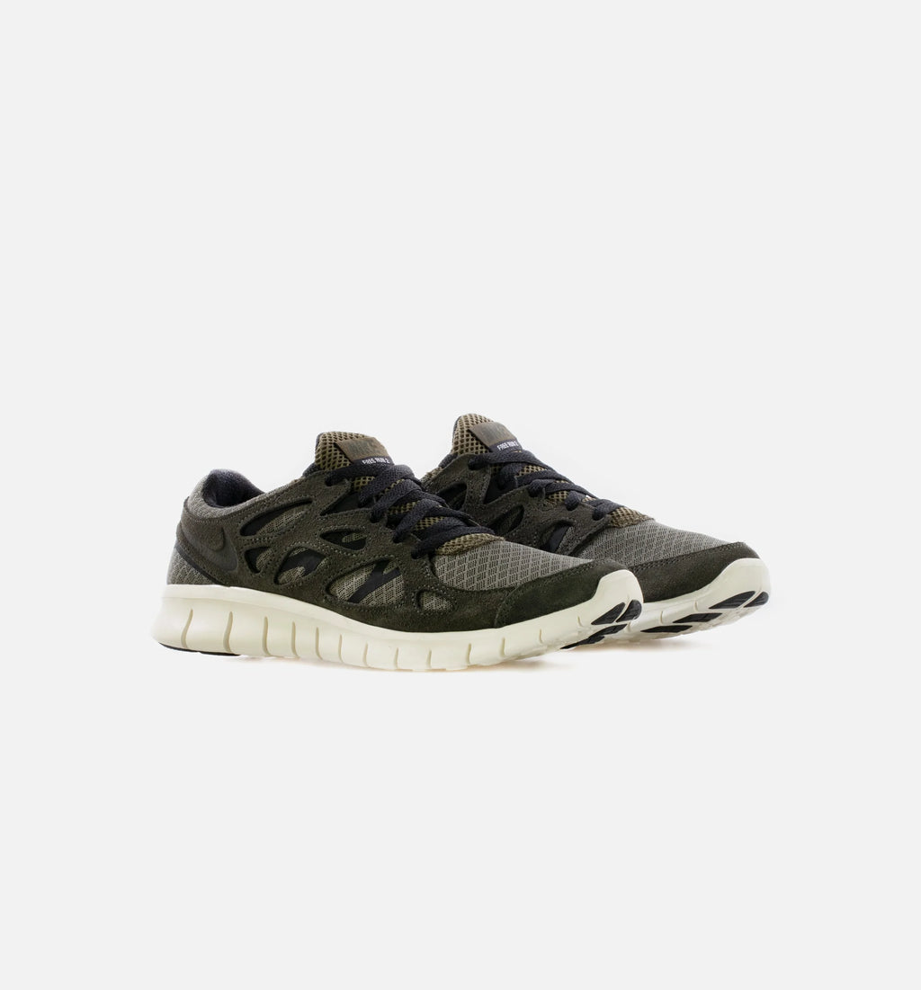 Free Run 2 Mens Running Shoe Olive Sail