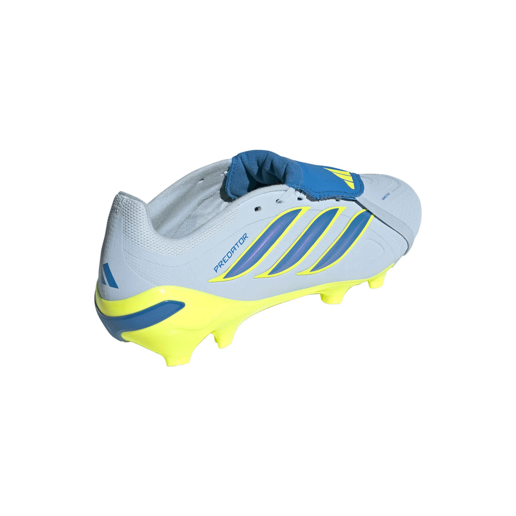 adidas Predator League Fold Over Tongue FG Firm Ground Mens Soccer Cleats Sky Blue Yellow