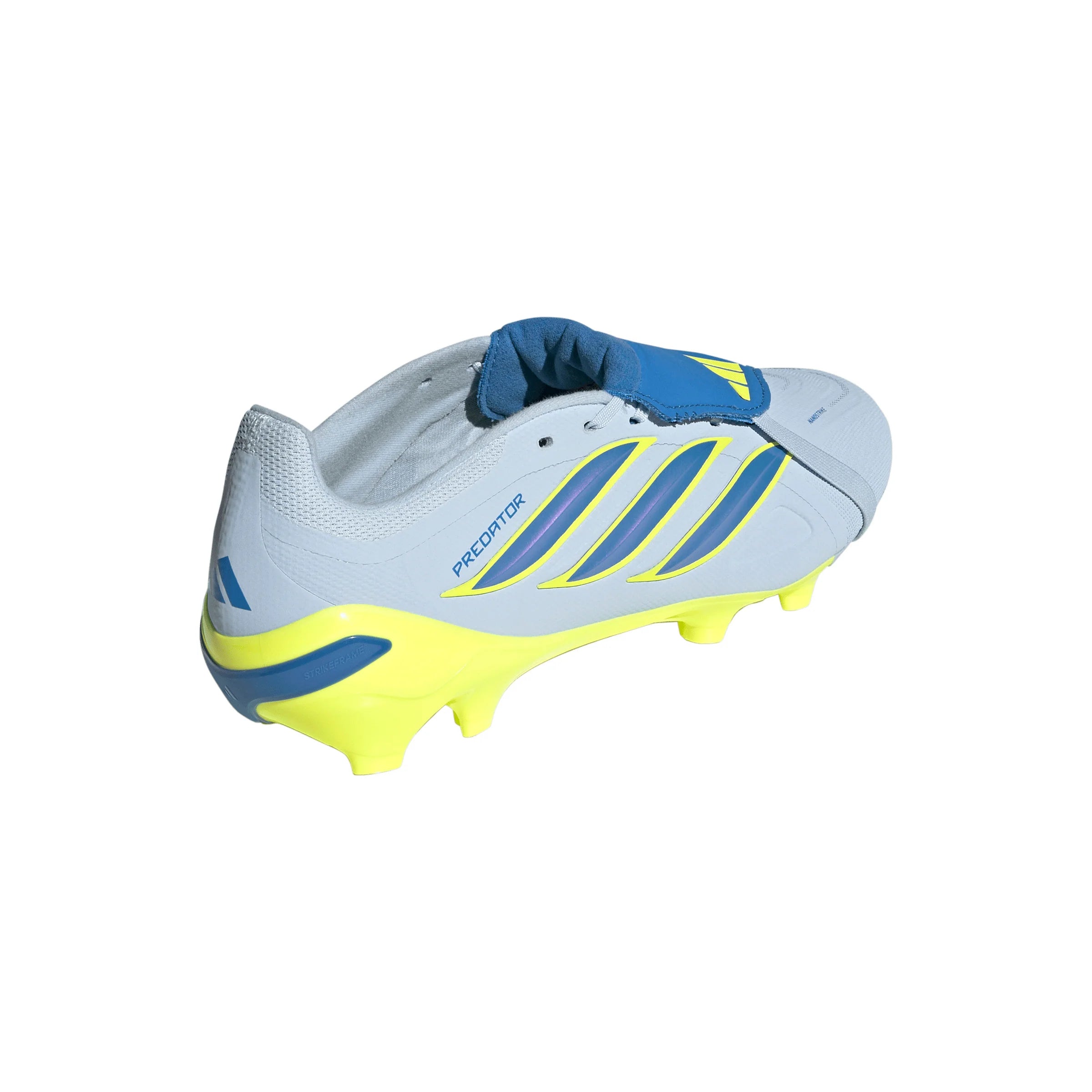 adidas Predator League Fold Over Tongue FG Firm Ground Mens Soccer Cleats Sky Blue Yellow