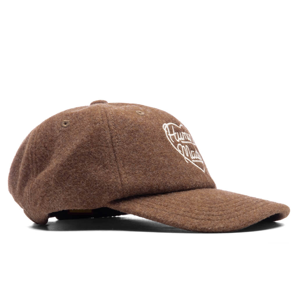 6 Panel Wool Cap Brown