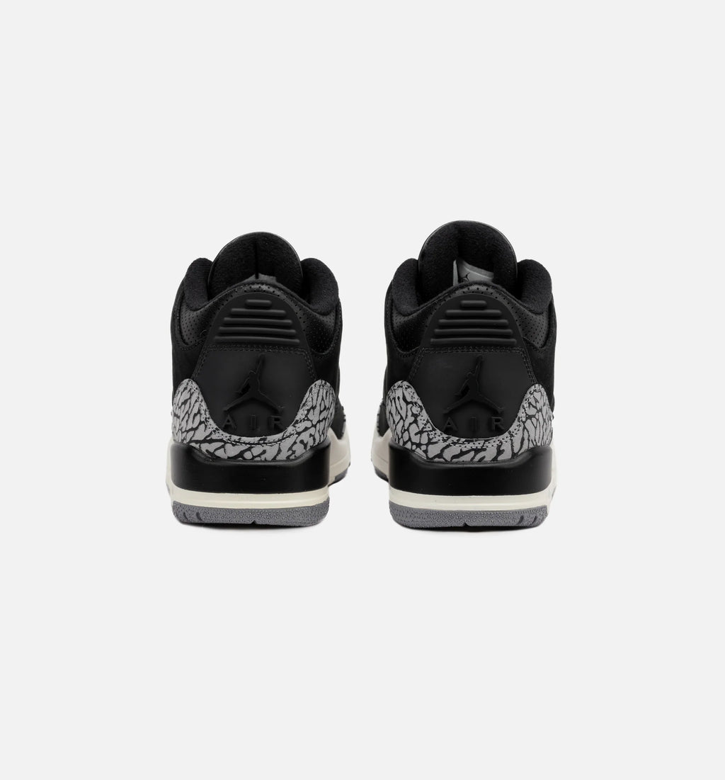 Air Jordan 3 Retro Off Noir Womens Lifestyle Shoe Off Noir Black Coconut Milk Cement Grey