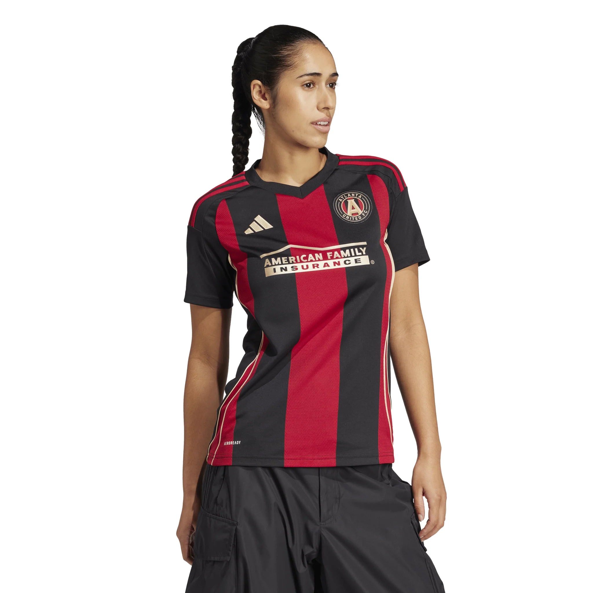 adidas Womens Atlanta United Home Jersey 25 Black