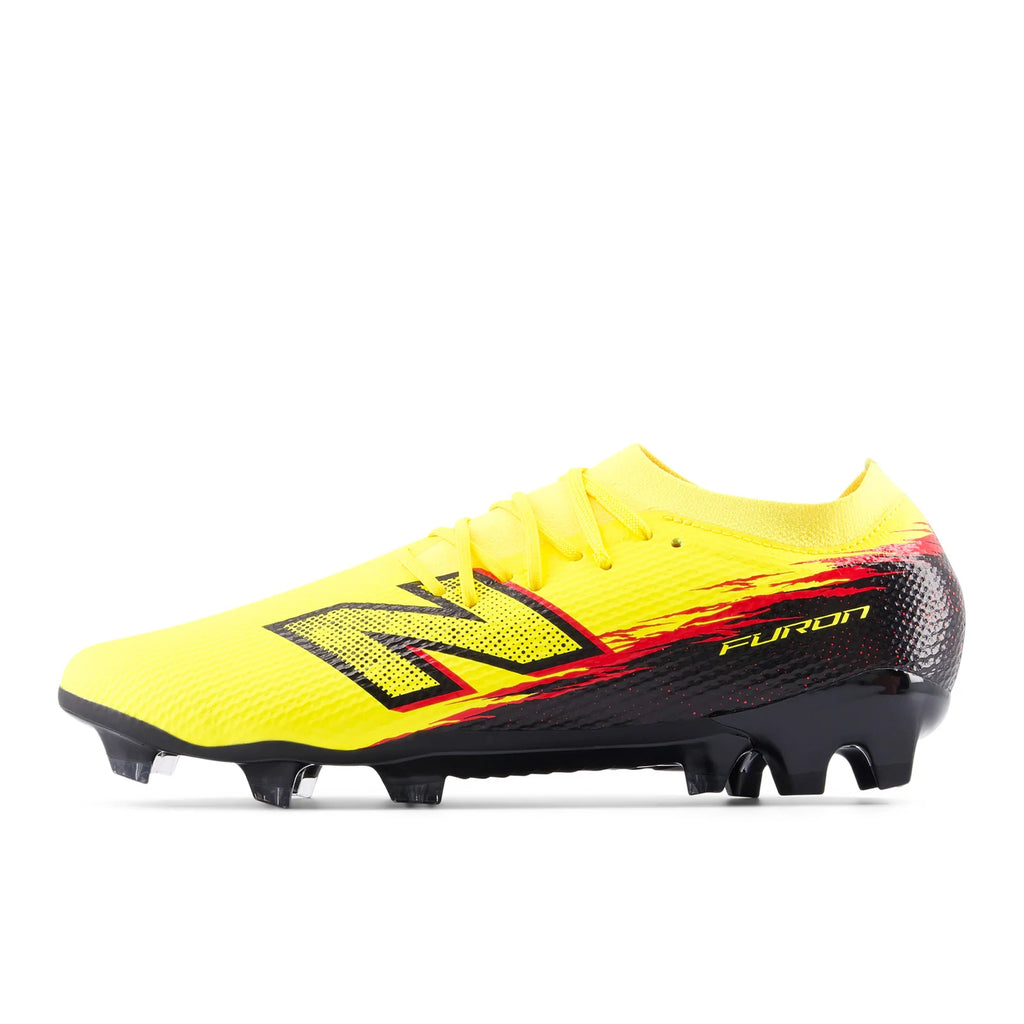 New Balance Furon Team V8 FG Firm Ground Mens Soccer Cleats Punch Yellow