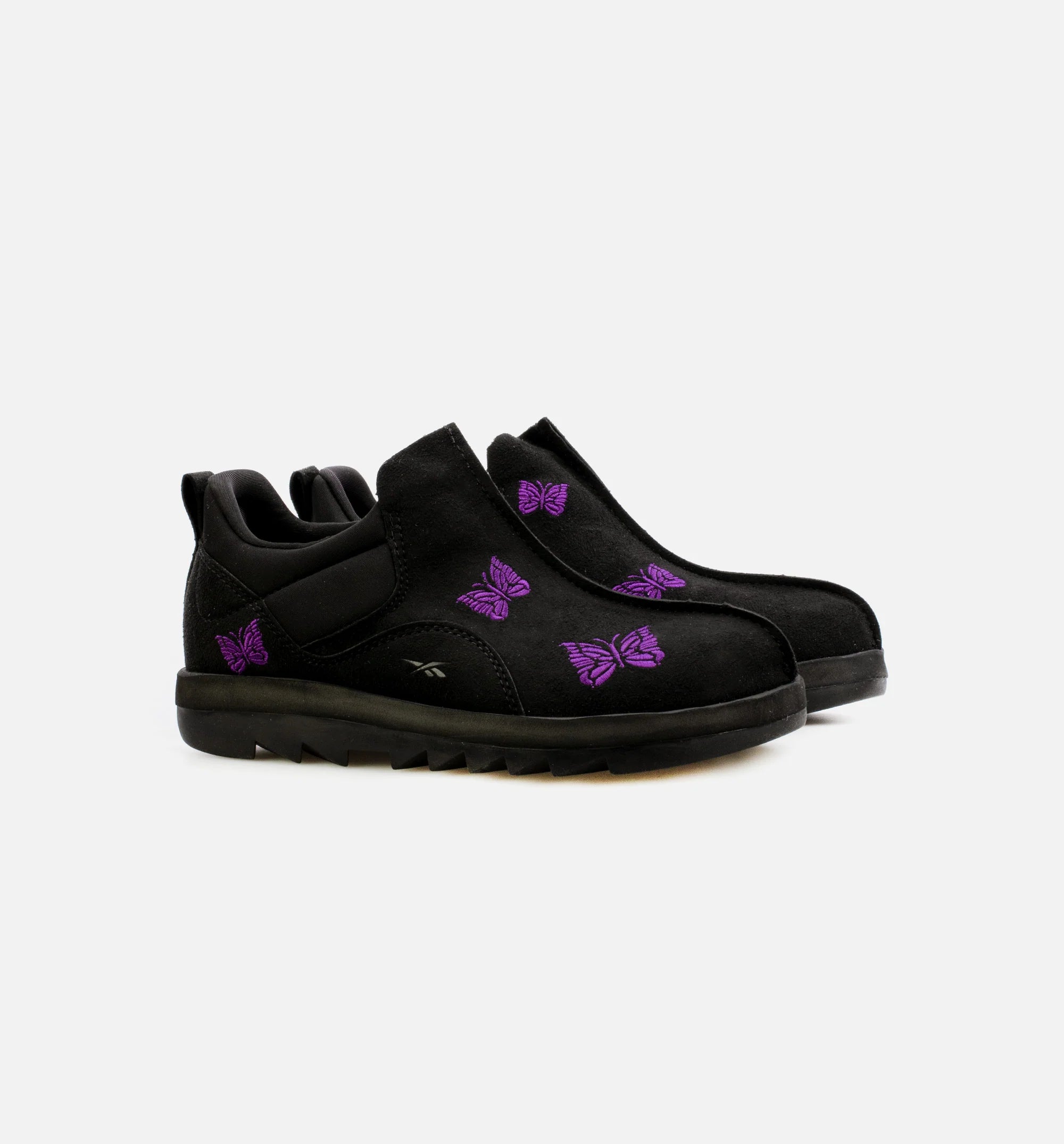 Needles Beatnik Moc Mens Lifestyle Shoe Black Purple