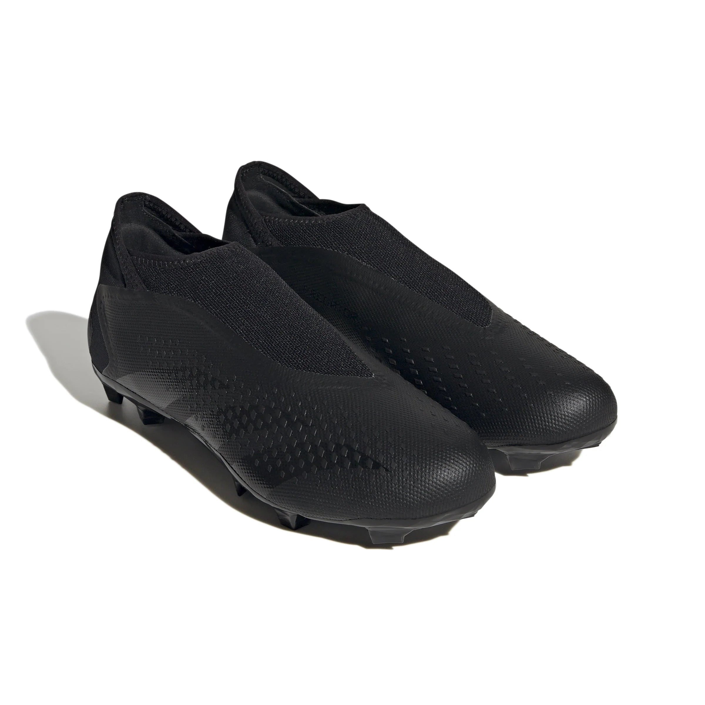 adidas Predator Accuracy3 Laceless FG Firm Ground Soccer Cleats Black Black