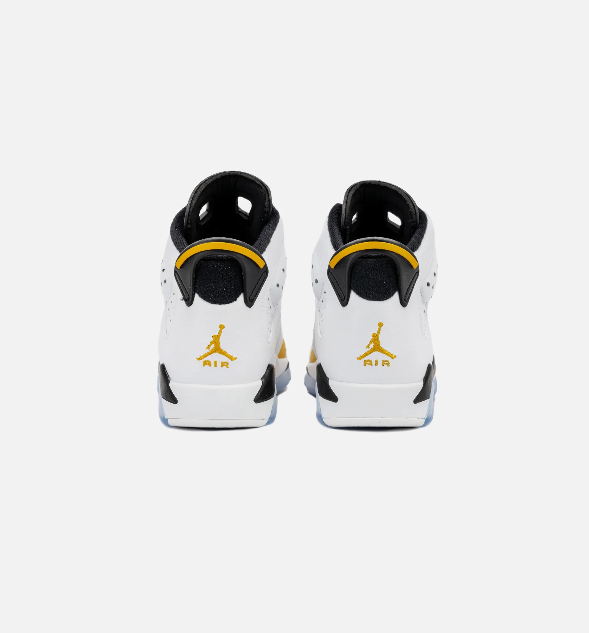 Air Jordan 6 Retro Yellow Ochre Grade School Lifestyle Shoe White Yellow Ochre Black Free Shipping