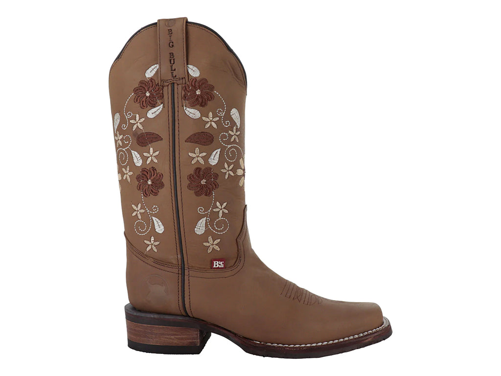 Botas Vaqueras Israel Boots Color Tan para Mujer