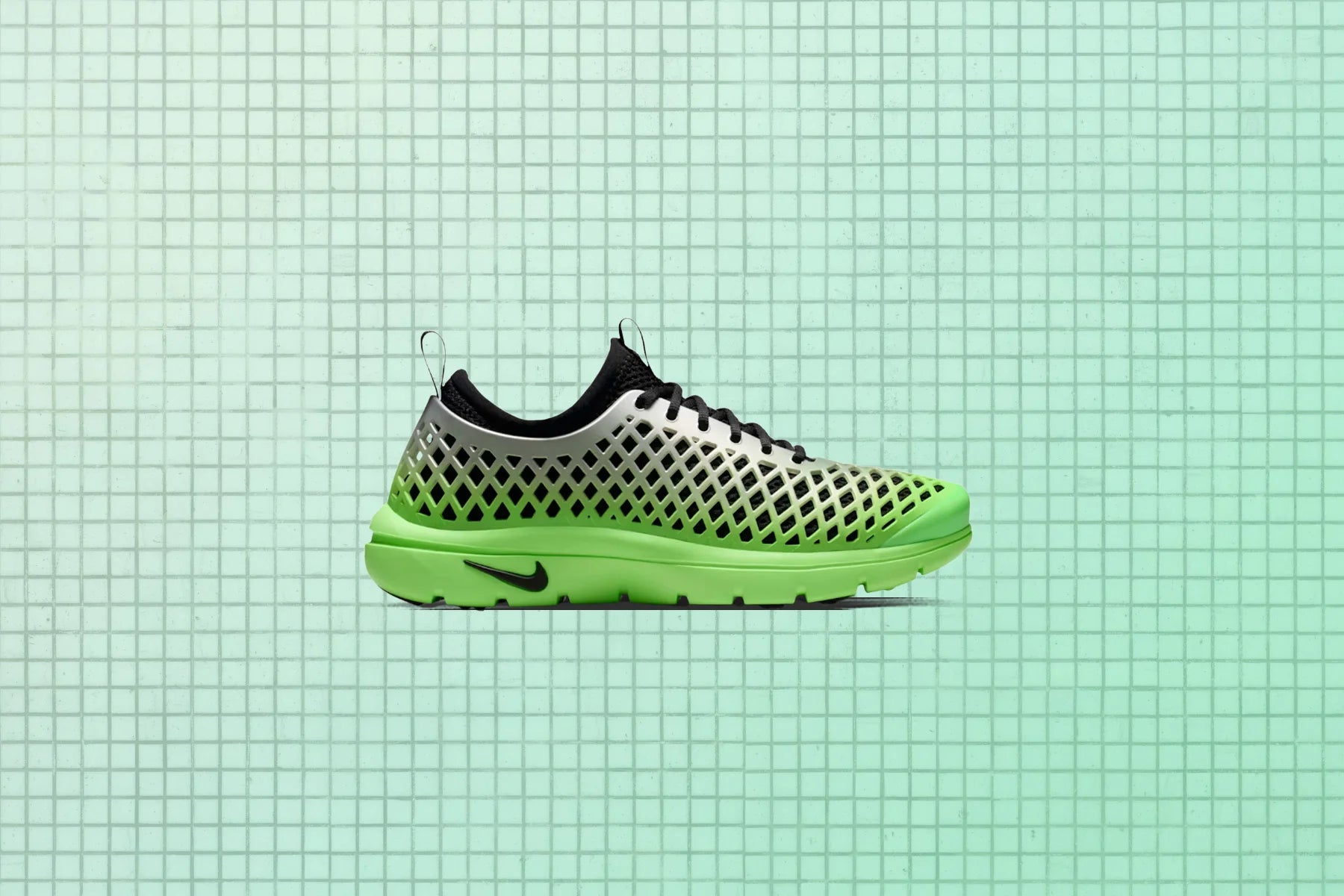 Womens Rejuven8 Run SP Metallic Silver Black Voltage Green