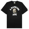 1st Camo College Tee Black Yellow
