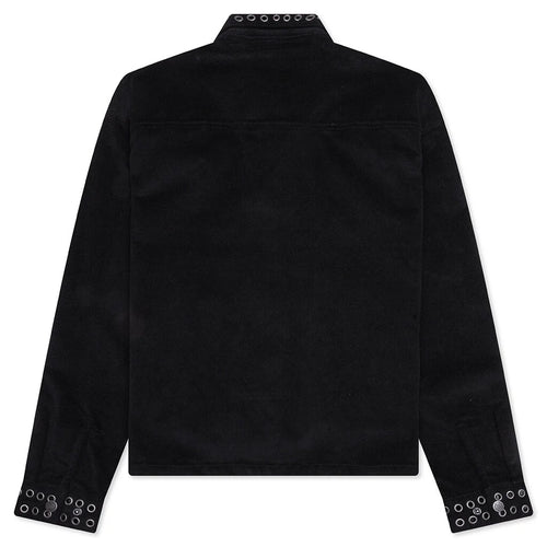 Brushed 1 4 Zip Jacket Black