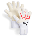 PUMA Future Pro Hybrid Goalkeeper Gloves White Fire Orchid