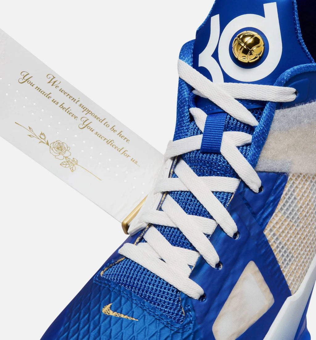 Zoom KD 4 MVP Mens Lifestyle Shoe Hyper Royal Summit White Metallic Gold