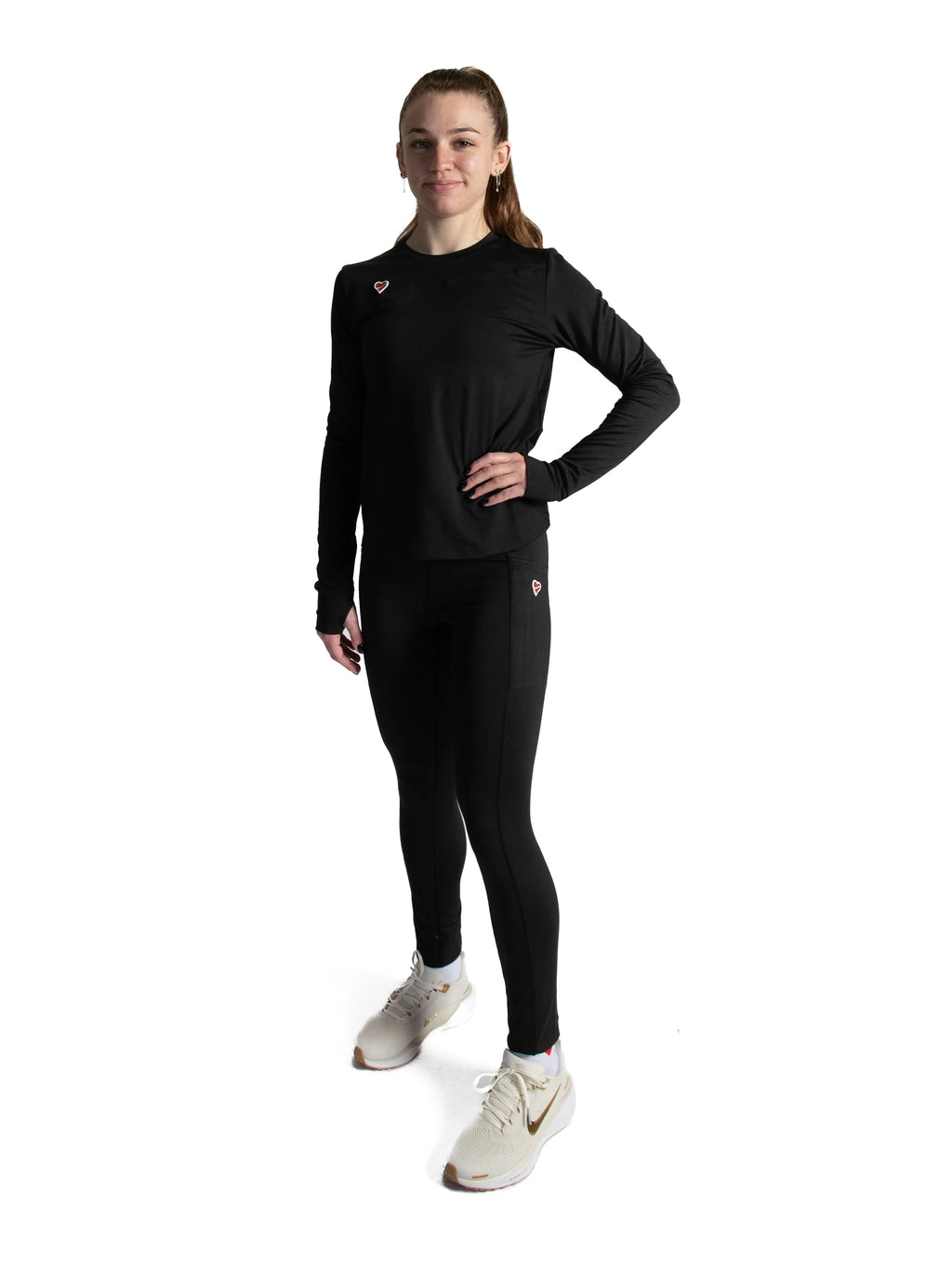 Heartbreak Womens Triple Pocket Full Length Tights