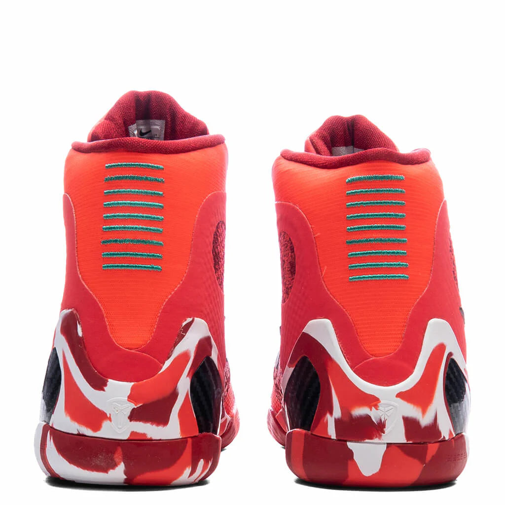Kobe 9 Elite GS Christmas Bright Crimson Black White