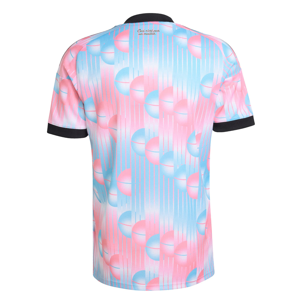 adidas Belgium Away Mens Soccer Jersey 2026 Blue Black