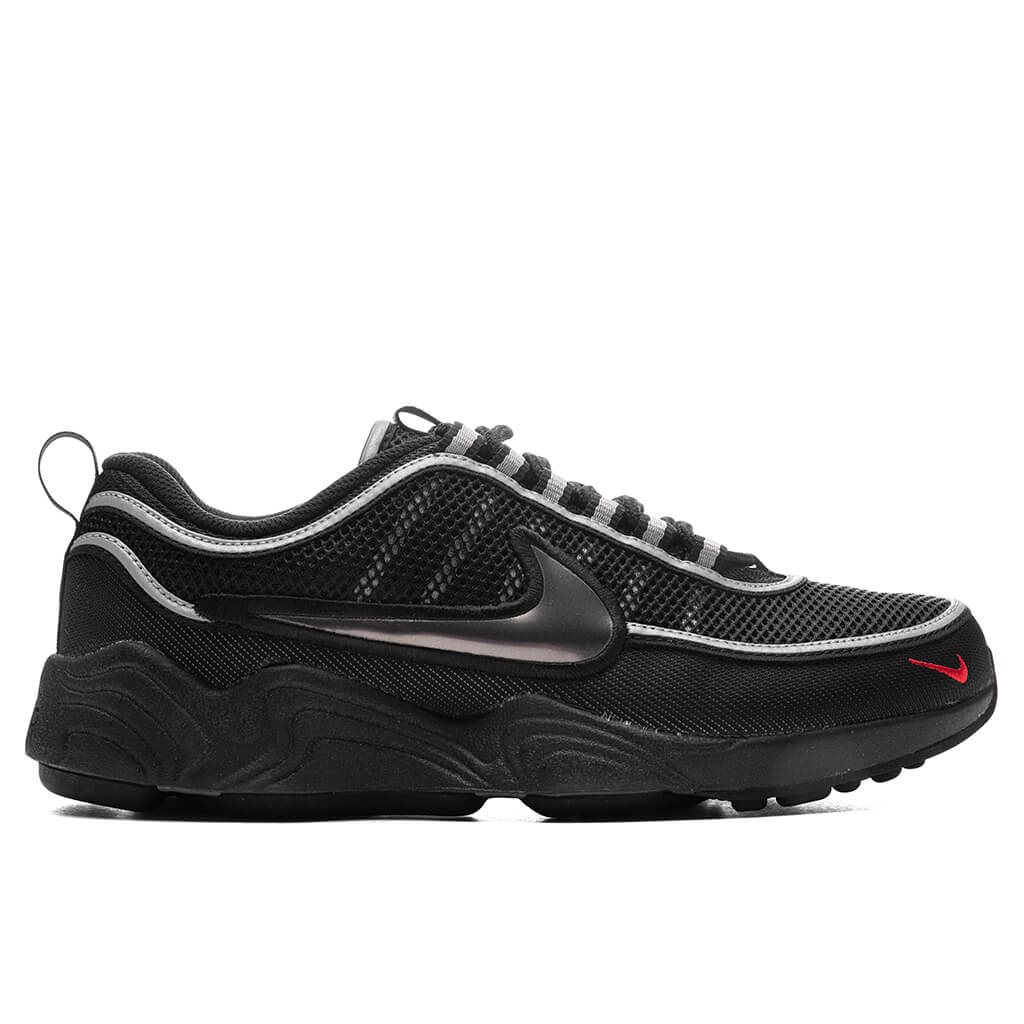 Air Zoom Spiridon SP Black Metallic Silver Sport Red