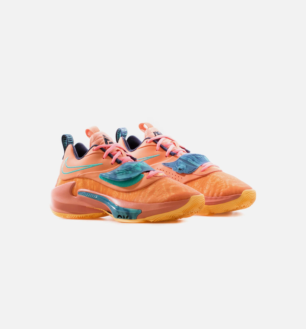 Zoom Freak 3 Mens Basketball Shoe Crimson Bliss Dynamic Turquoise Melon Tint Thunder Blue Free Shipping