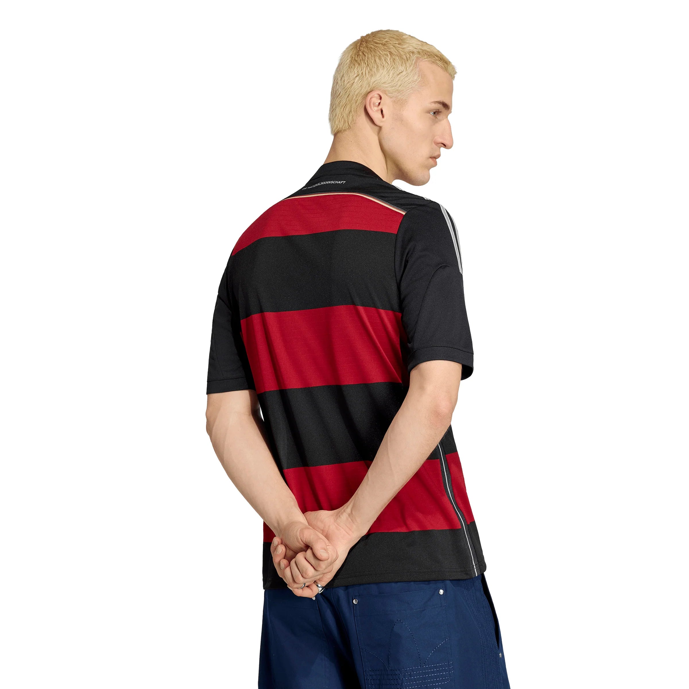 adidas Germany Away 2014 Mens Soccer Jersey Black Red White
