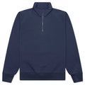 Fleece Raglan Zip Mock Navy