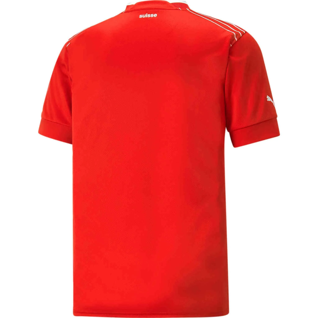 PUMA Mens Switzerland Home Jersey 2022 2023 Red