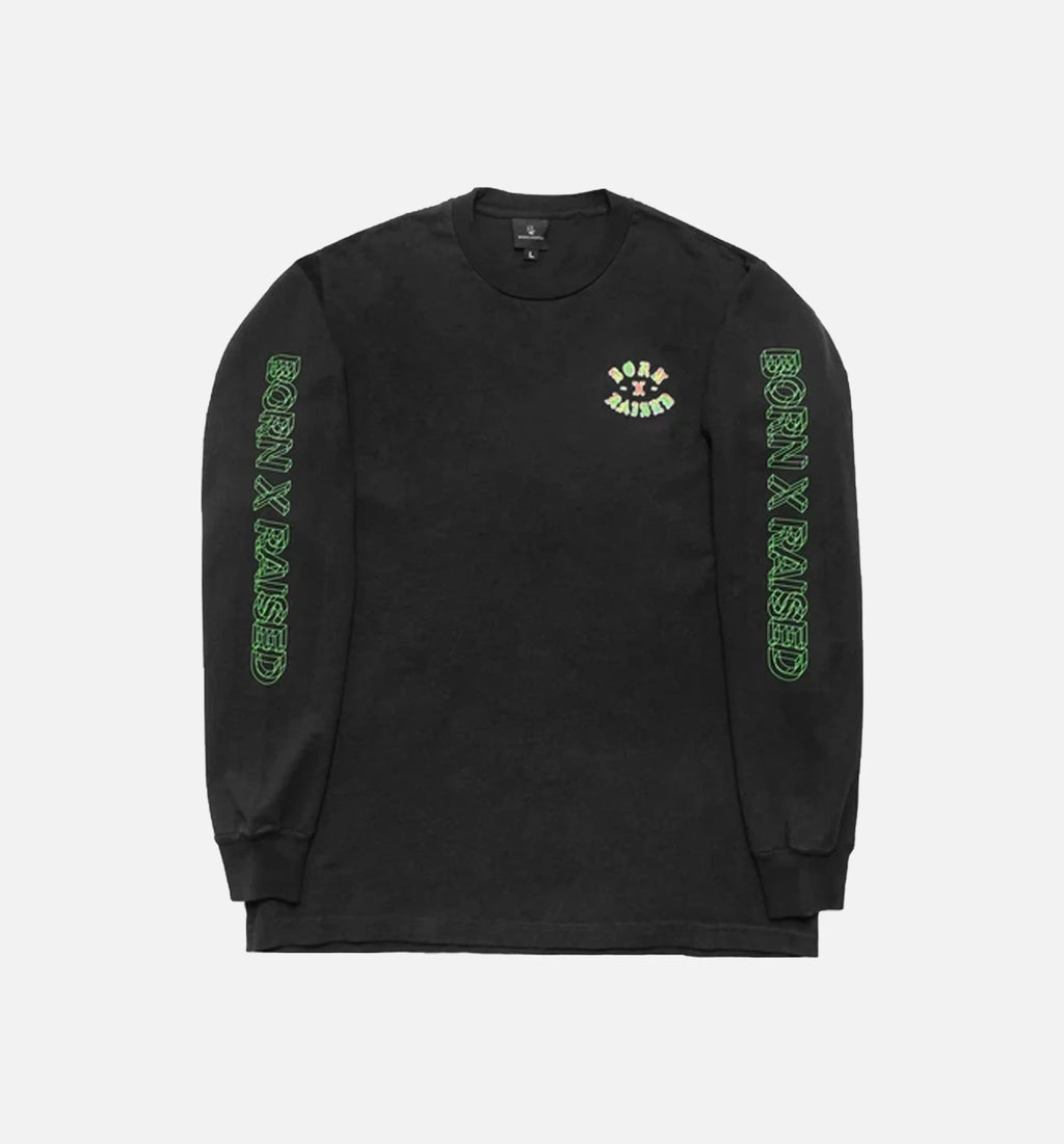 Heat Seaker Long Sleeve Mens T Shirt Black