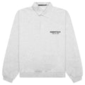 Fleece Polo Light Heather Gray