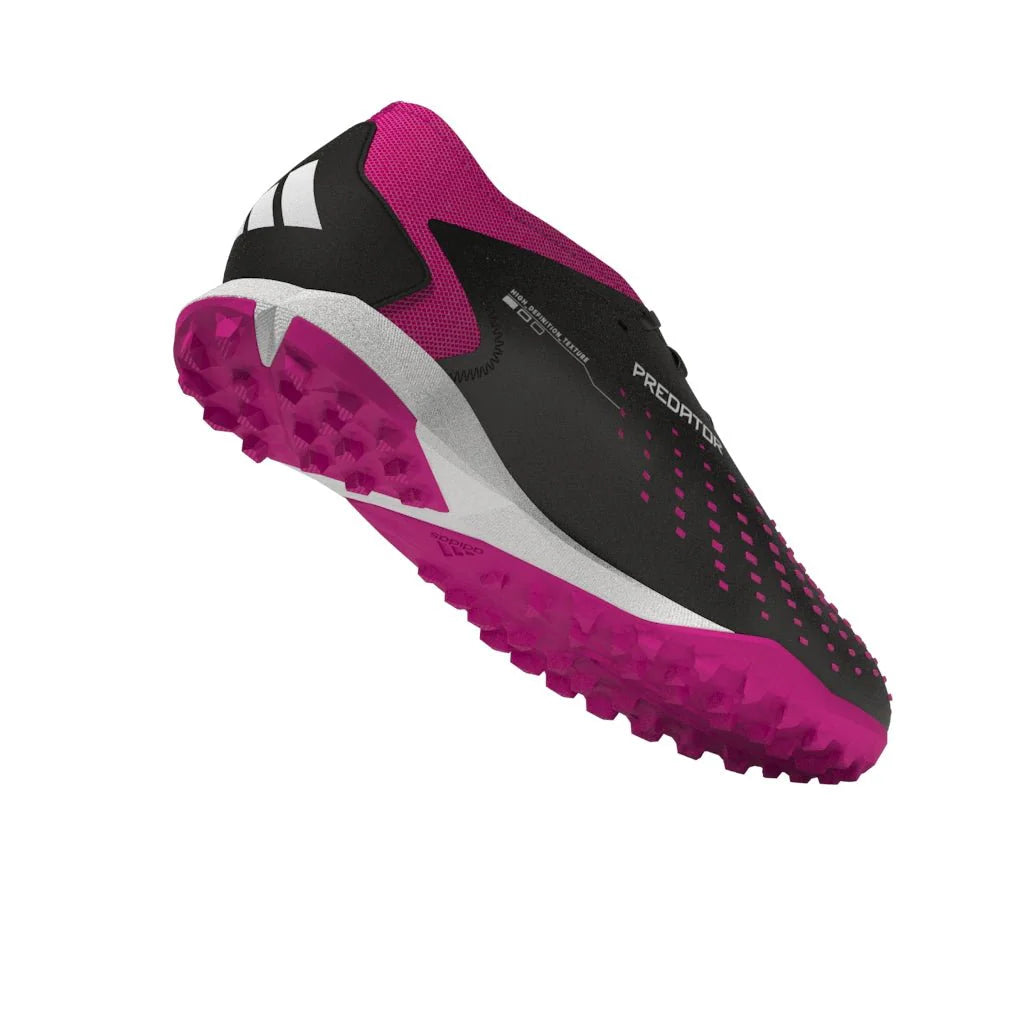 adidas Predator Accuracy3 TF Turf Shoes Black White Pink