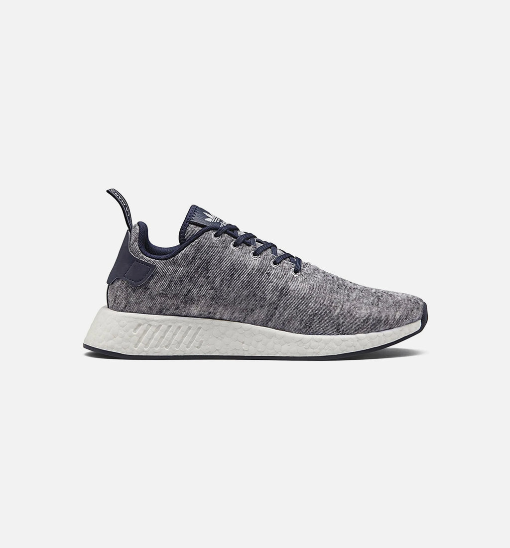 Us Sons NMD R2 Mens Shoe Core Heather Grey Matte Silver Running White