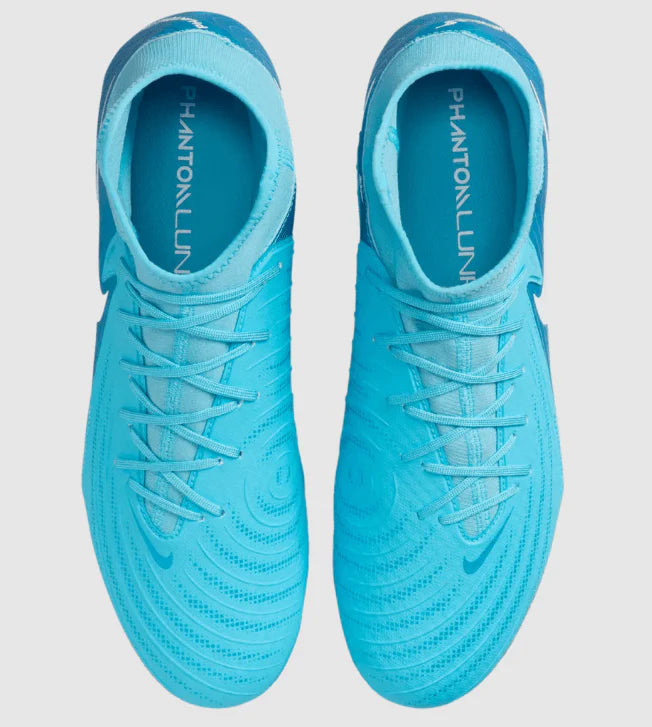 Nike Phantom Luna 2 Academy FG Firm Ground Blue Fury White