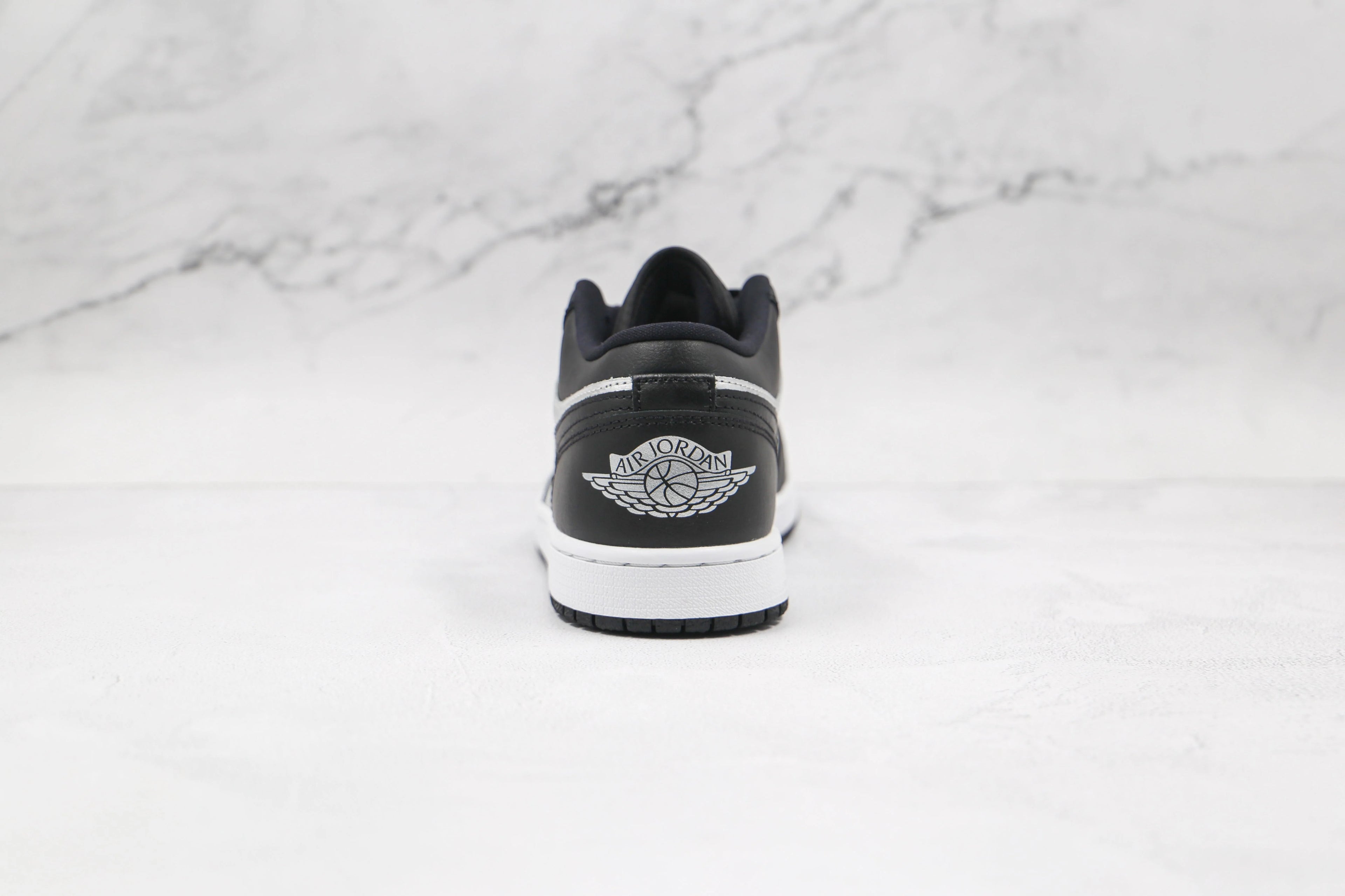 Jordan 1 Low Black Metallic Silver