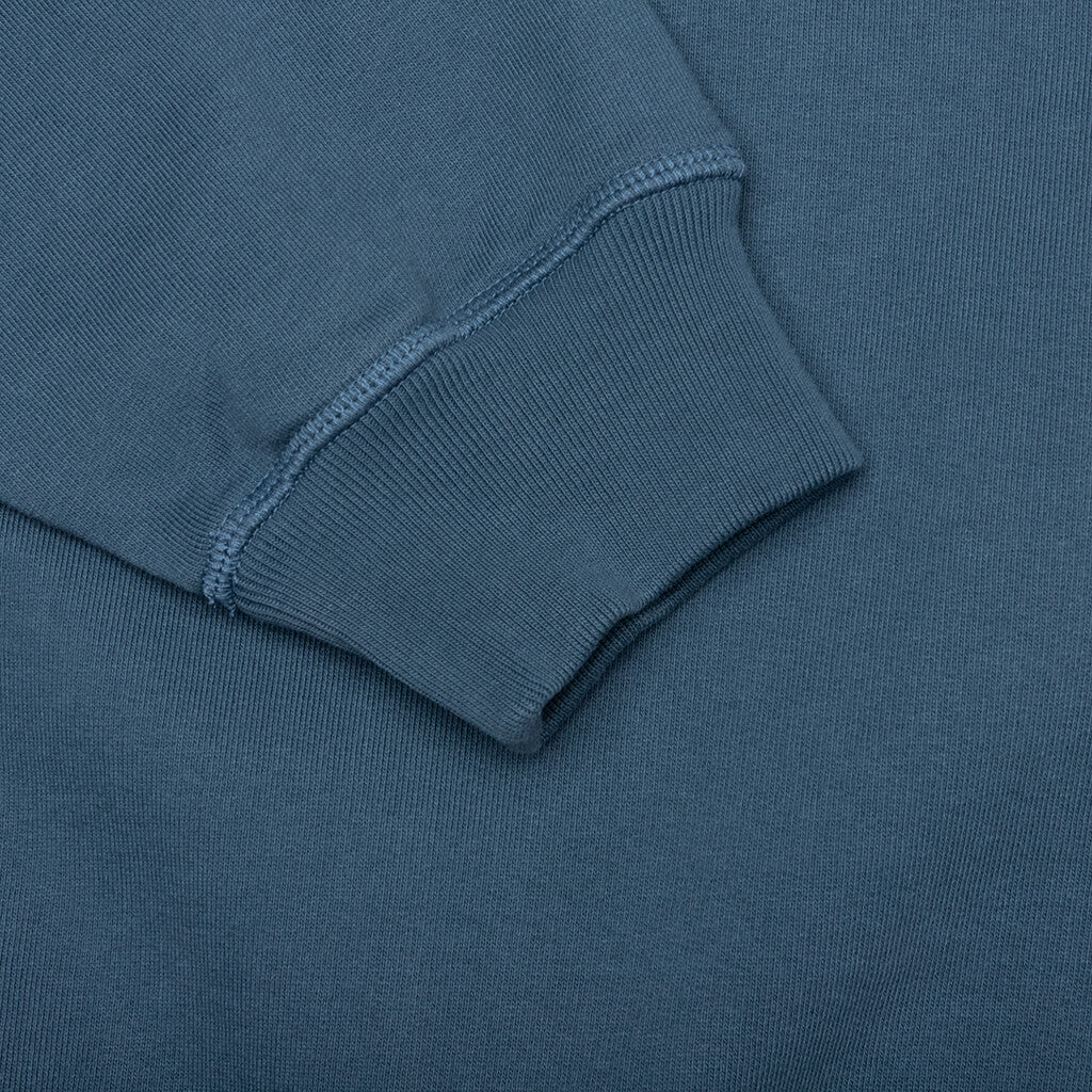 Amsterdammed Crew Neck Sweatshirt Washed Blue