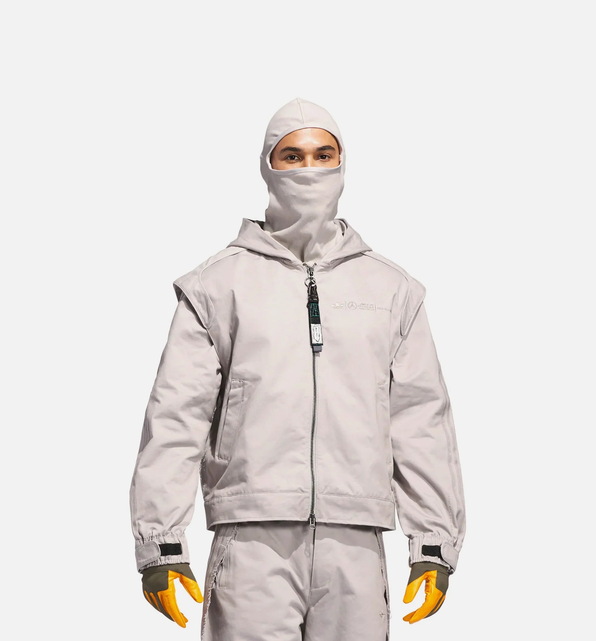 Bad Bunny x Mercedes AMG Petronas F1 Zip Up Mens Jacket Granite