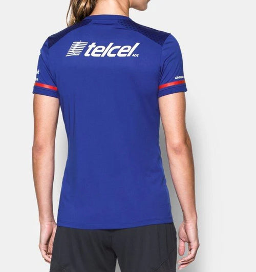Under Armour Womens Cruz Azul Home Jersey 17 Royal