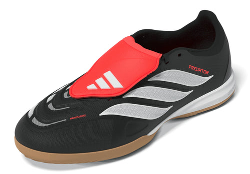 adidas Predator League Fold Over Tongue IN Indoor Mens Soccer Shoes Black White