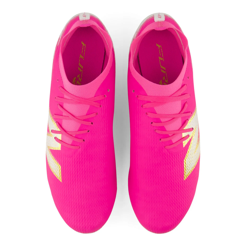 New Balance Furon Team V8 FG Firm Ground Mens Soccer Cleats Pink Heat