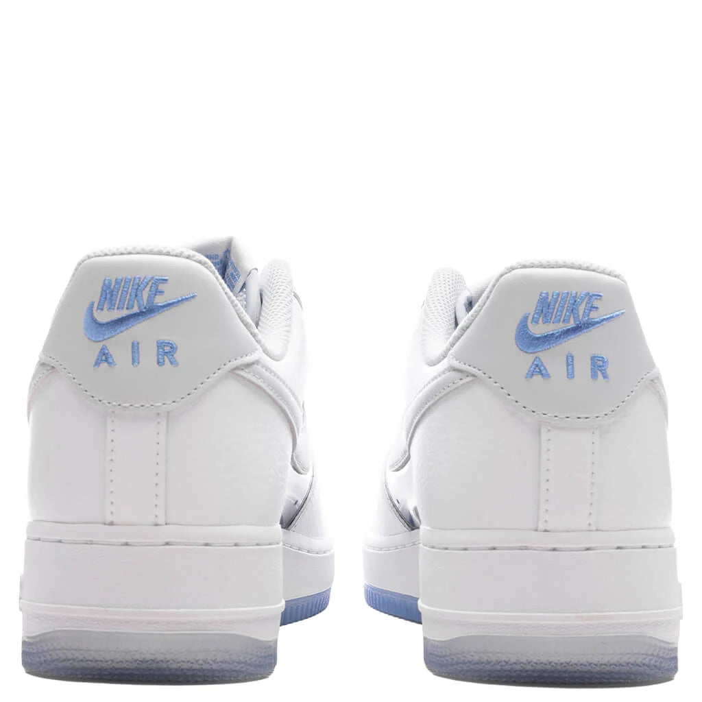 Air Force 1 Low Retro Invisible Woman 20 White Pure Platinum University Blue