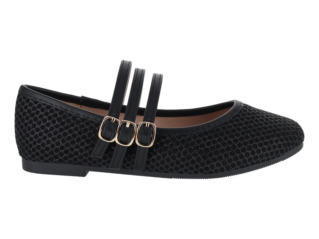 Ballerinas Coqueta Negro para Niña