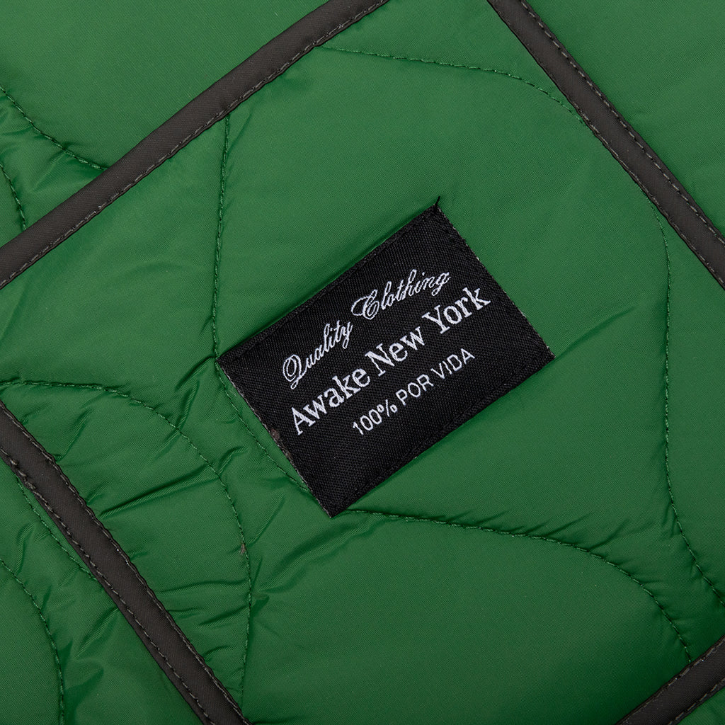 Quilted Vest Green