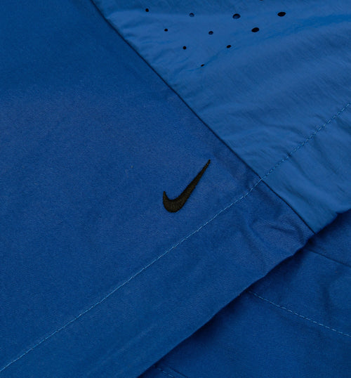 NSW Tech Button Down Top Mens Long Sleeve Shirt Blue Black