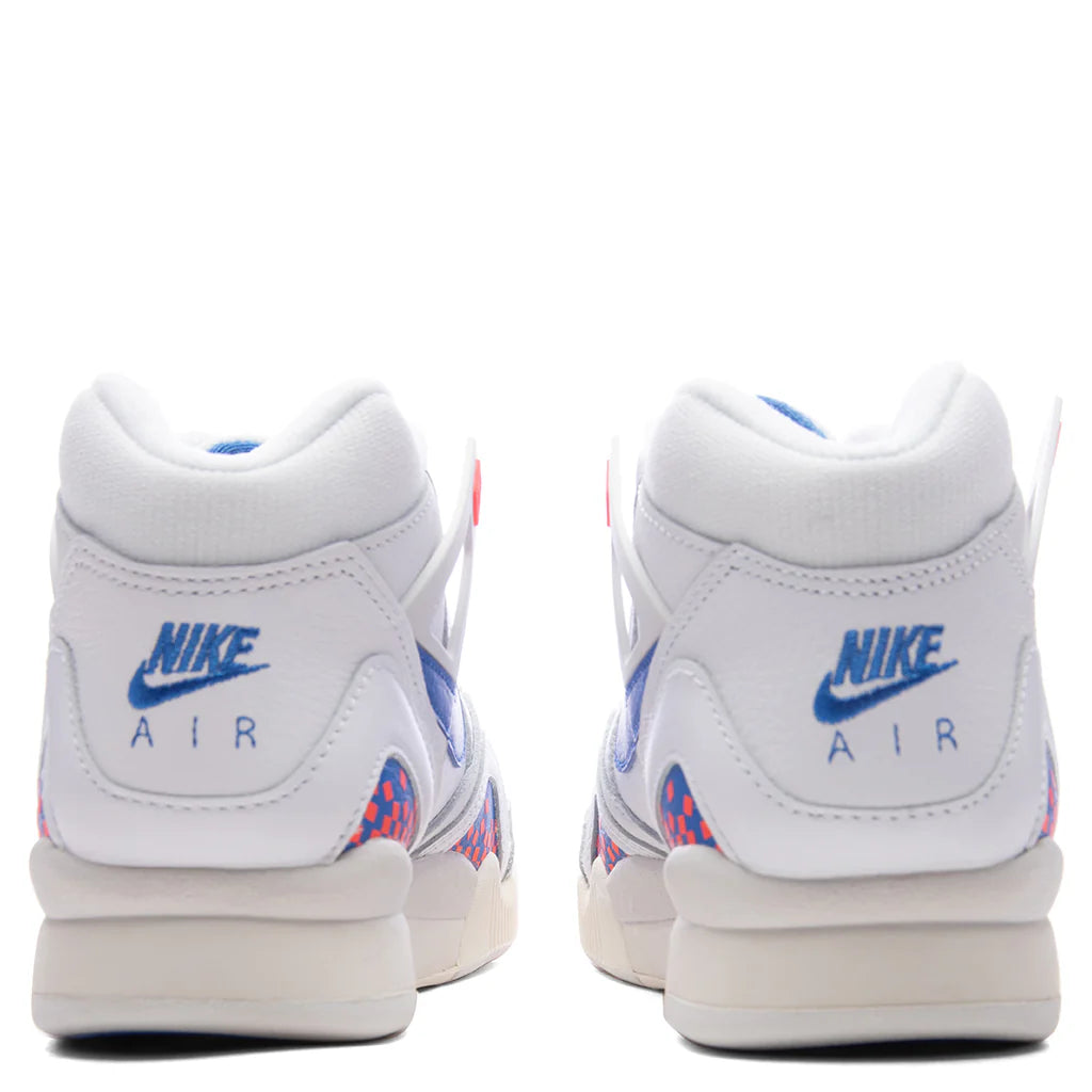 Air Tech Challenge 2 Pixel Court White Royal Blue Laser Crimson