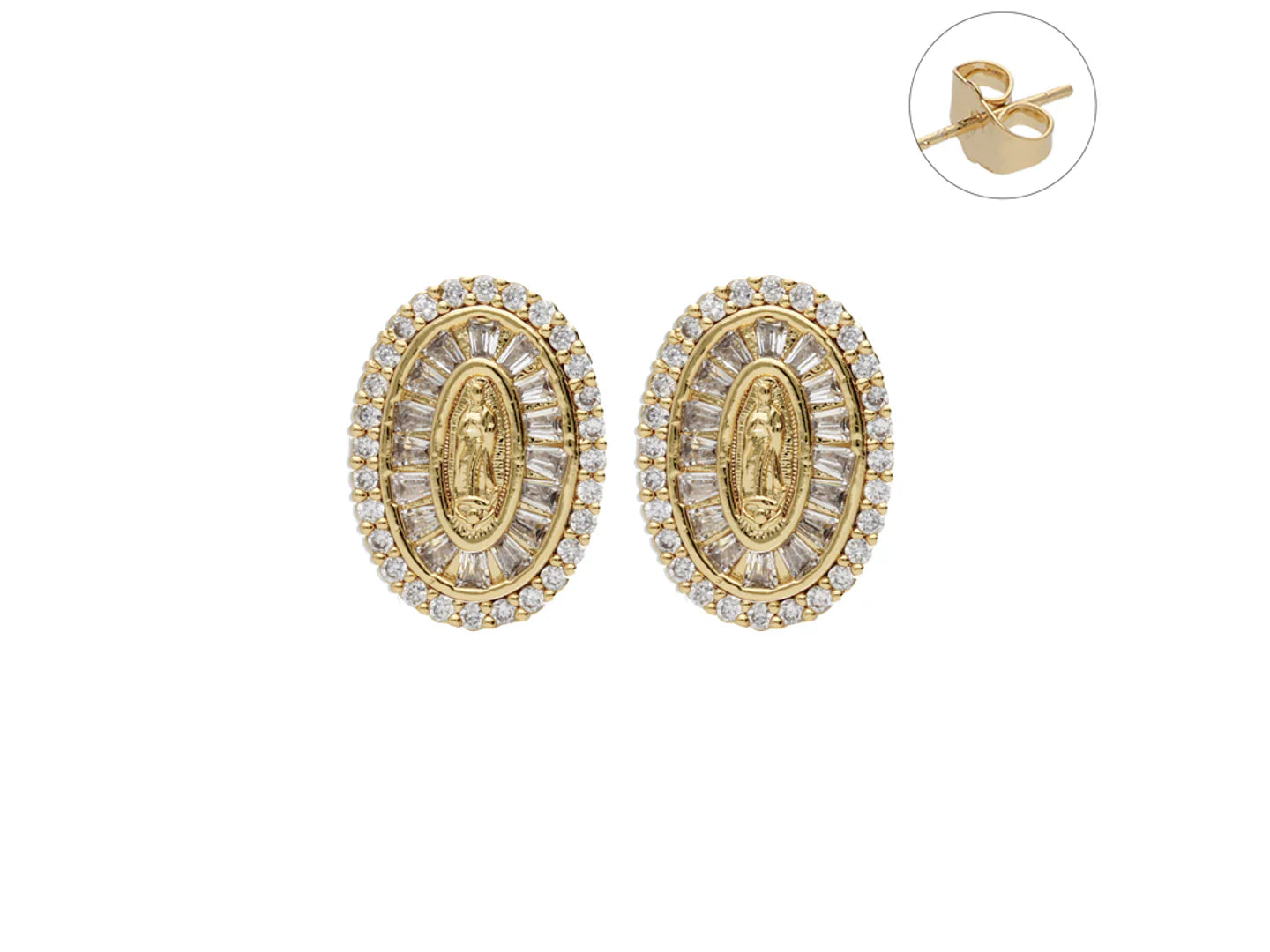 Aretes ROZE Dorado para Mujer