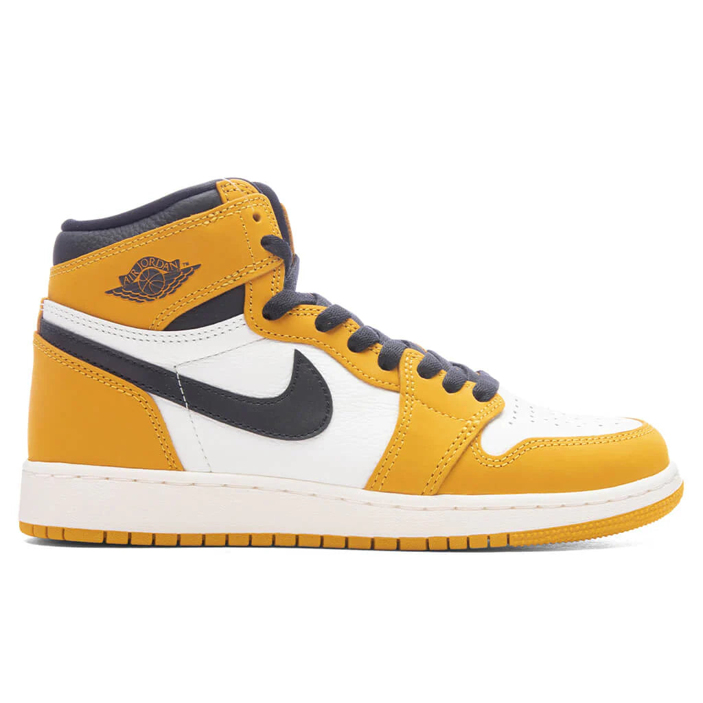Air Jordan 1 Retro High OG GS Yellow Ochre Yellow Ochre Black Sail