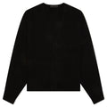 Heavy Waffle Cardigan Black