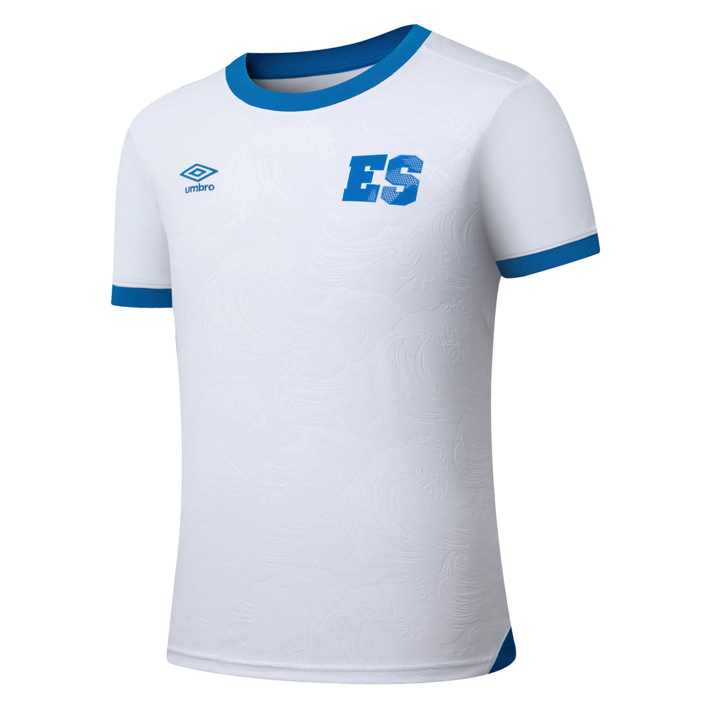 Umbro Salvador Away Mens Soccer Jersey 26 White Royal