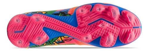 PUMA Future 7 Match Neymar JR FG AG Multi Ground Soccer Cleats Sunset Glow Black